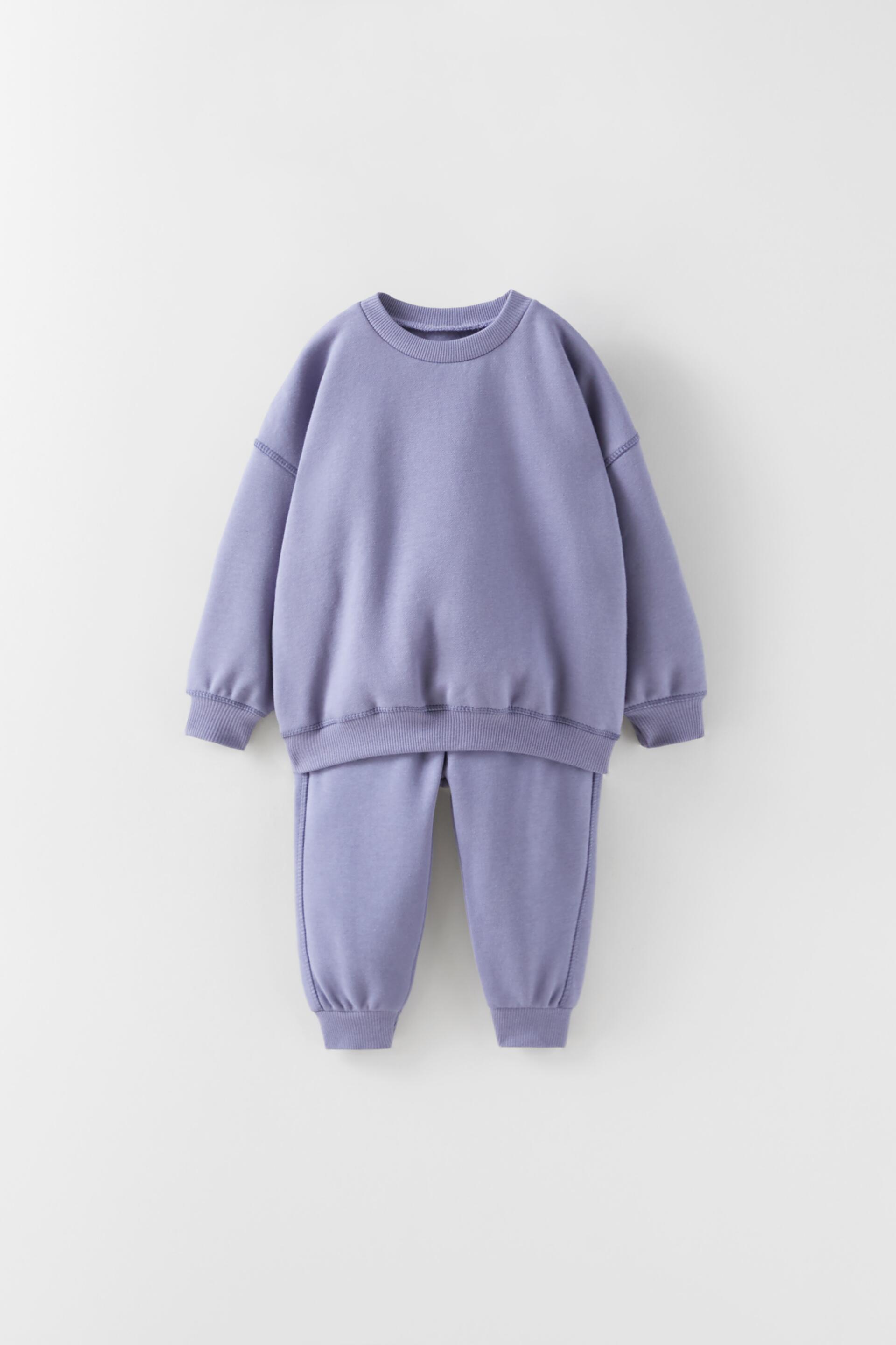 CONJUNTO FELPA LISO Malva ZARA Estados Unidos de America United States